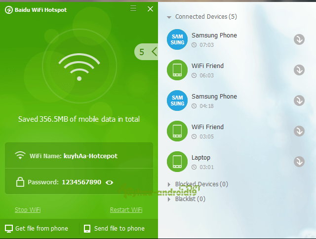 Wifi hotspot software